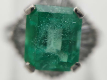 E2.51ct D0.55ct PT900 5.1g Ring 