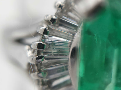 E2.51ct D0.55ct PT900 5.1g Ring 
