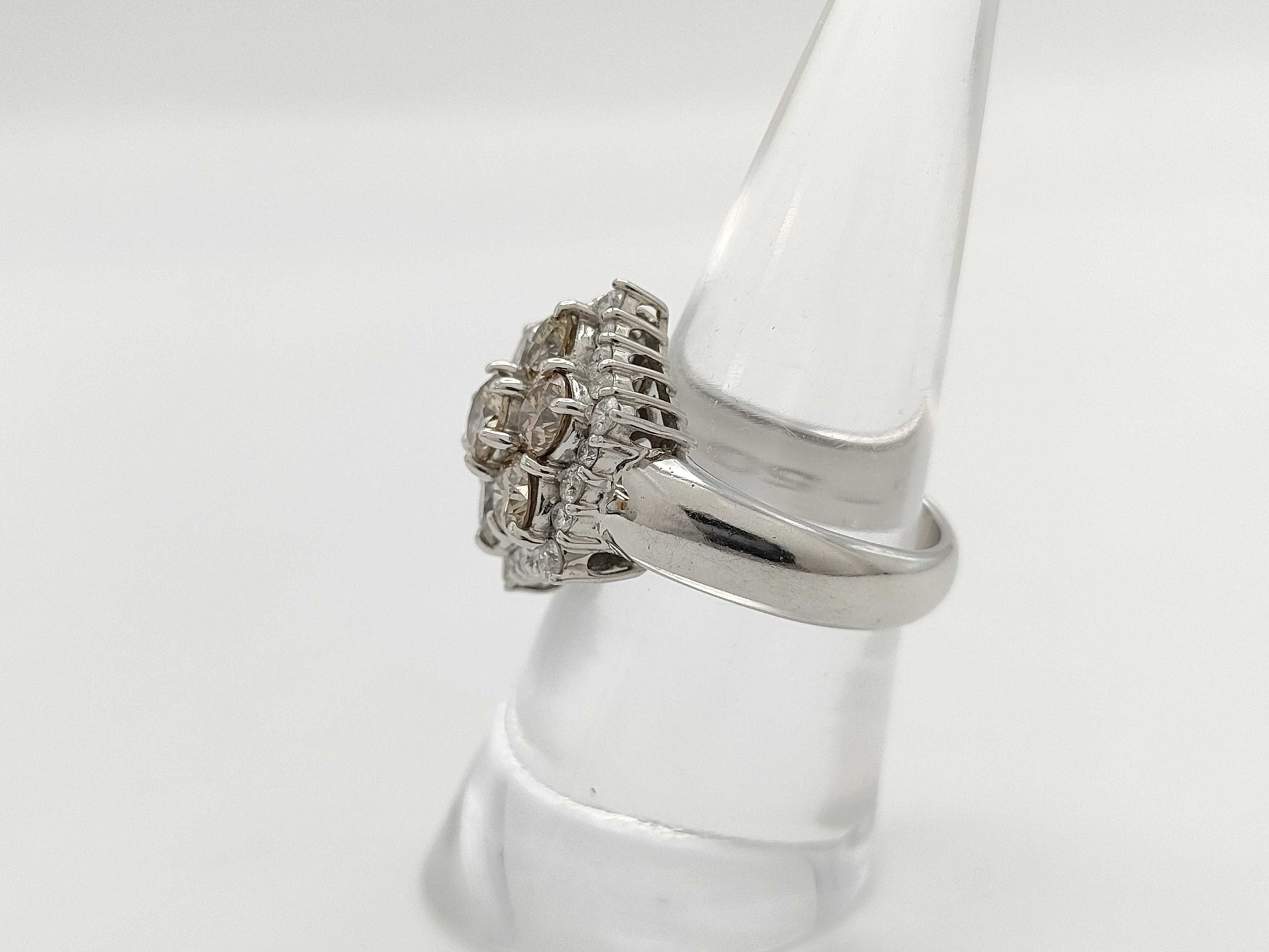 D2.50ct K14WG 6.5g Ring 