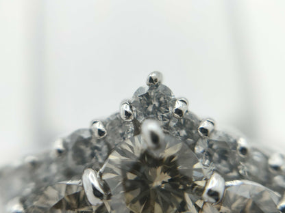 D2.50ct K14WG 6.5g Ring 
