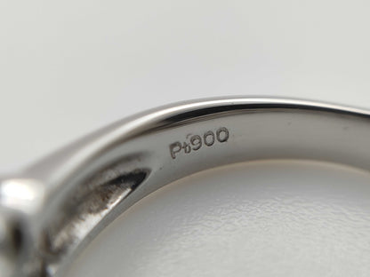 AX0.34ct D0.07ct PT900 6.4g Ring 
