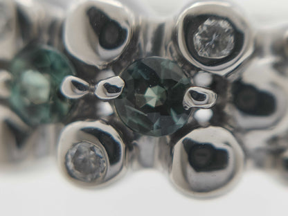 AX0.34ct D0.07ct PT900 6.4g Ring 