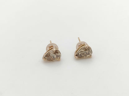 D0.941/1.142ct K18 1.5g Earrings 