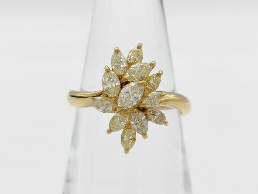 D1.03ct K18 4.4g Ring 