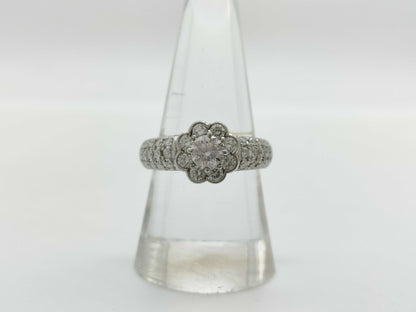 D0.51/0.80ct Pt900 8.5g Ring 