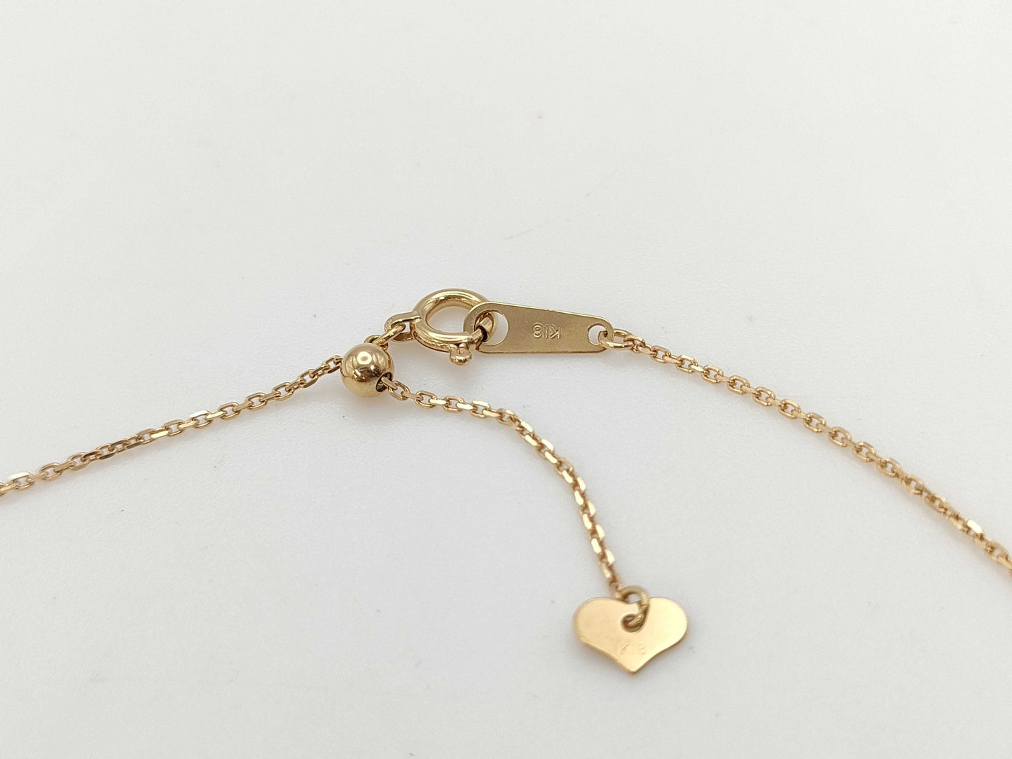AX0.189ct D0.13ct K18 2.2g Necklace 