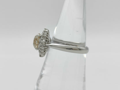 D2.057ct 0.52ct PT900 6.7g Ring 