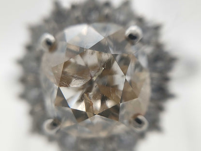 D2.057ct 0.52ct PT900 6.7g Ring 