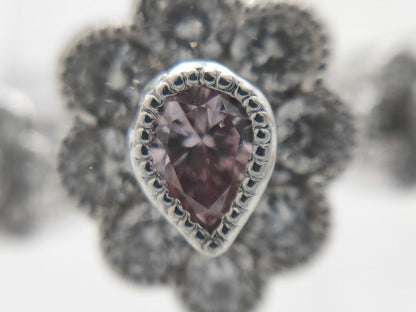 PD0.107ct FD0.30ct PT900 4.2g Ring 