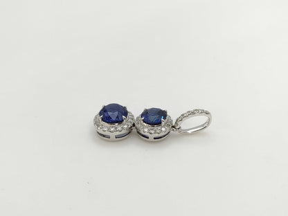 S2.01/1.21ct D0.43ct K18 2.8g Pendant Top 