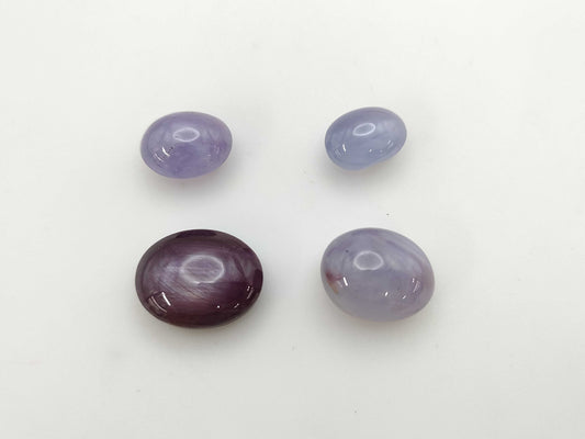 SS6.051ct/14.984ct Violet Star Sapphire 7.894ct Purple Star Sapphire 14.169ct Colored Stone / Loose