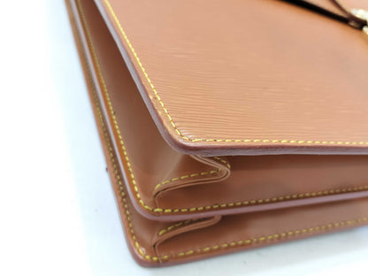 LOUIS VUITTON Epi Louis Vuitton Business Bag Brown Epi Business Bag