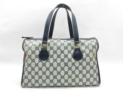 GUCCI GG Supreme GUCCI Mini Boston Bag Sherry Line Handbag