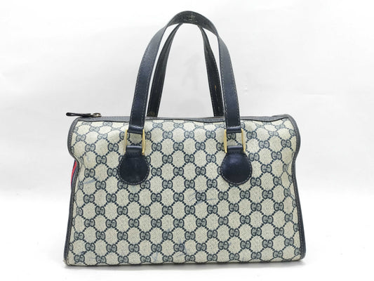 GUCCI GG Supreme GUCCI Mini Boston Bag Sherry Line Handbag
