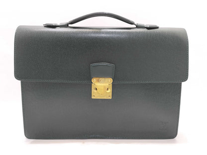 LOUIS VUITTON Epi LV Business Bag Green Epi Business Bag