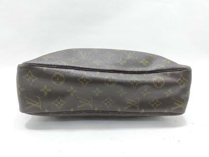 LOUIS VUITTON Monogram Louis Vuitton True Toilette Monogram Brown Pouch