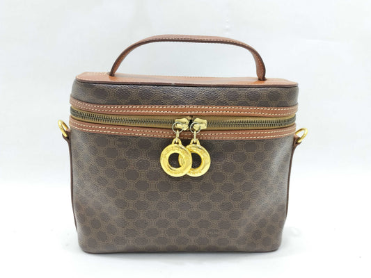 CELINE CELINE Vanity Macadam Brown Vanity Bag