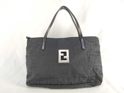 FENDI FENDI Handbag Black Zucca Handbag