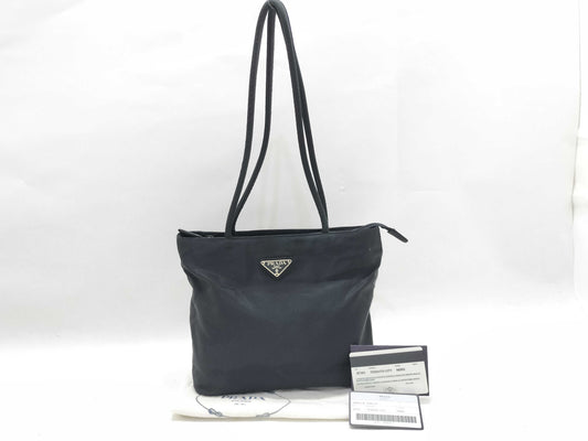 PRADA Nylon PRADA Mini Purse Black Nylon Handbag