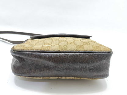 GUCCI Old GUCCI Shoulder Bag Brown GG Pattern Shoulder Bag