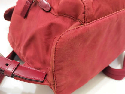 PRADA Nylon PRADA Rucksack Red Rucksack