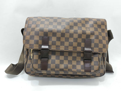 LOUIS VUITTON Damier Louis Vuitton Melville Shoulder Bag Damier Brown Shoulder Bag