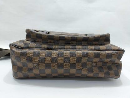 LOUIS VUITTON Damier Louis Vuitton Melville Shoulder Bag Damier Brown Shoulder Bag
