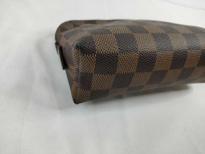 LOUIS VUITTON Damier LV Damier Pochette Cosmetic PM Pouch N47516 Pouch
