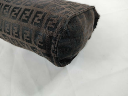 FENDI FENDI Zucchino Pouch 7N0007-019 Brown/Black W18.5cm Pouch