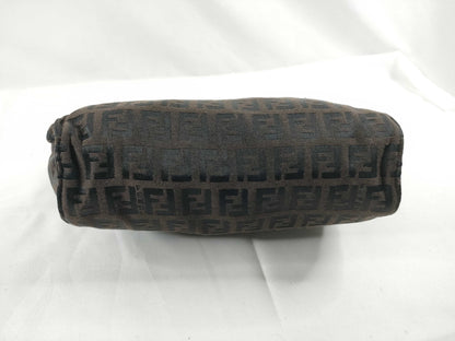 FENDI FENDI Zucchino Pouch 7N0007-019 Brown/Black W18.5cm Pouch