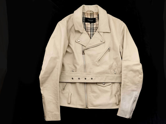 BURBERRY Black Label BURBERRY Black Label Rider's Jacket Leather Jacket M Jacket
