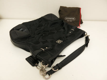 COACH COACH 4-Point Mountain Signature Canvas Leather Tote Handbag Tote Bag