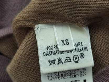 HERMES HERMES 100% Cashmere High Neck Knit Top