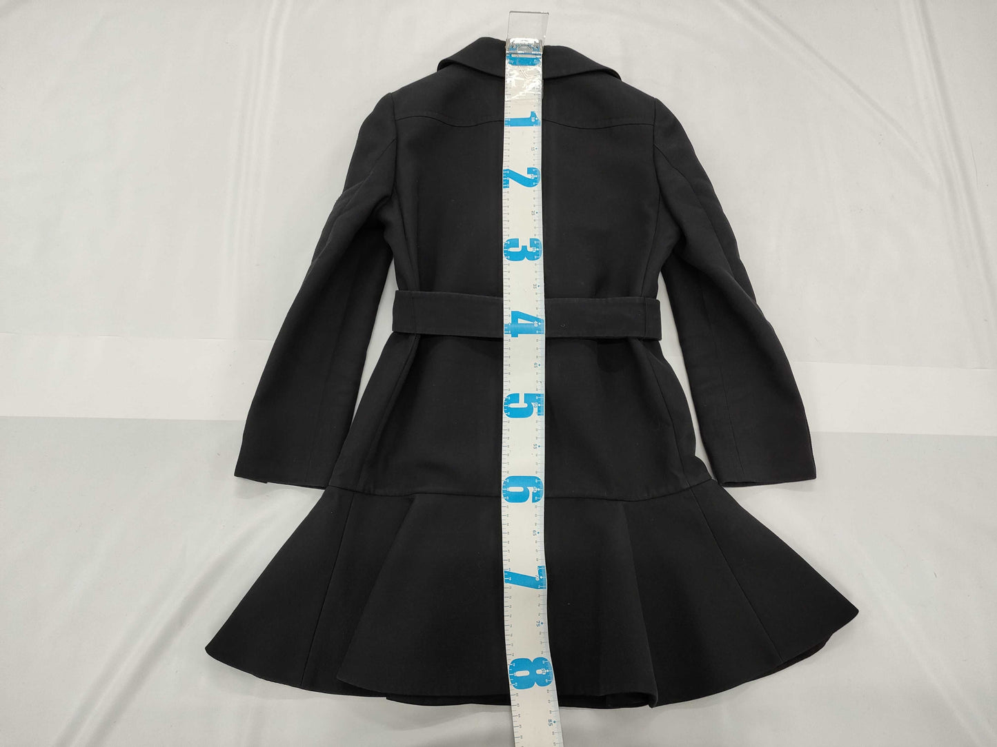 Miu Miu MIU Miu Miu Coat with Ribbon Belt, Size 38