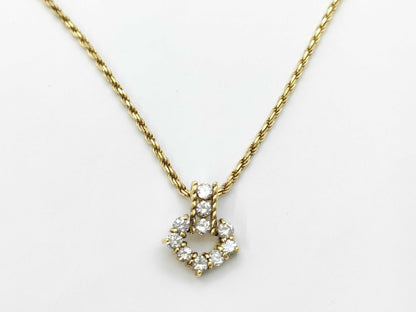 D1.01ct K18 9.1g Necklace 