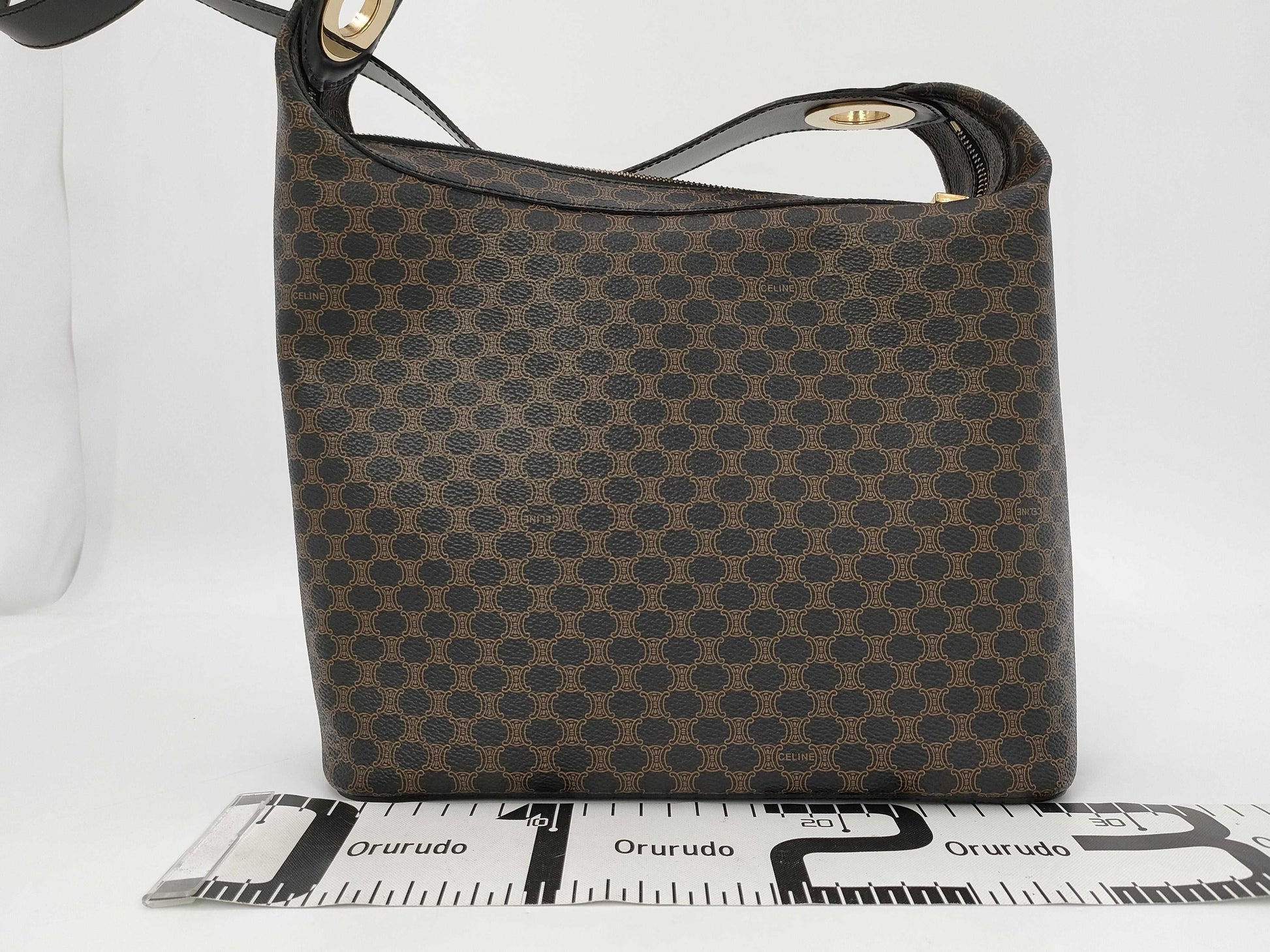 CELINE Macadam Shoulder Bag