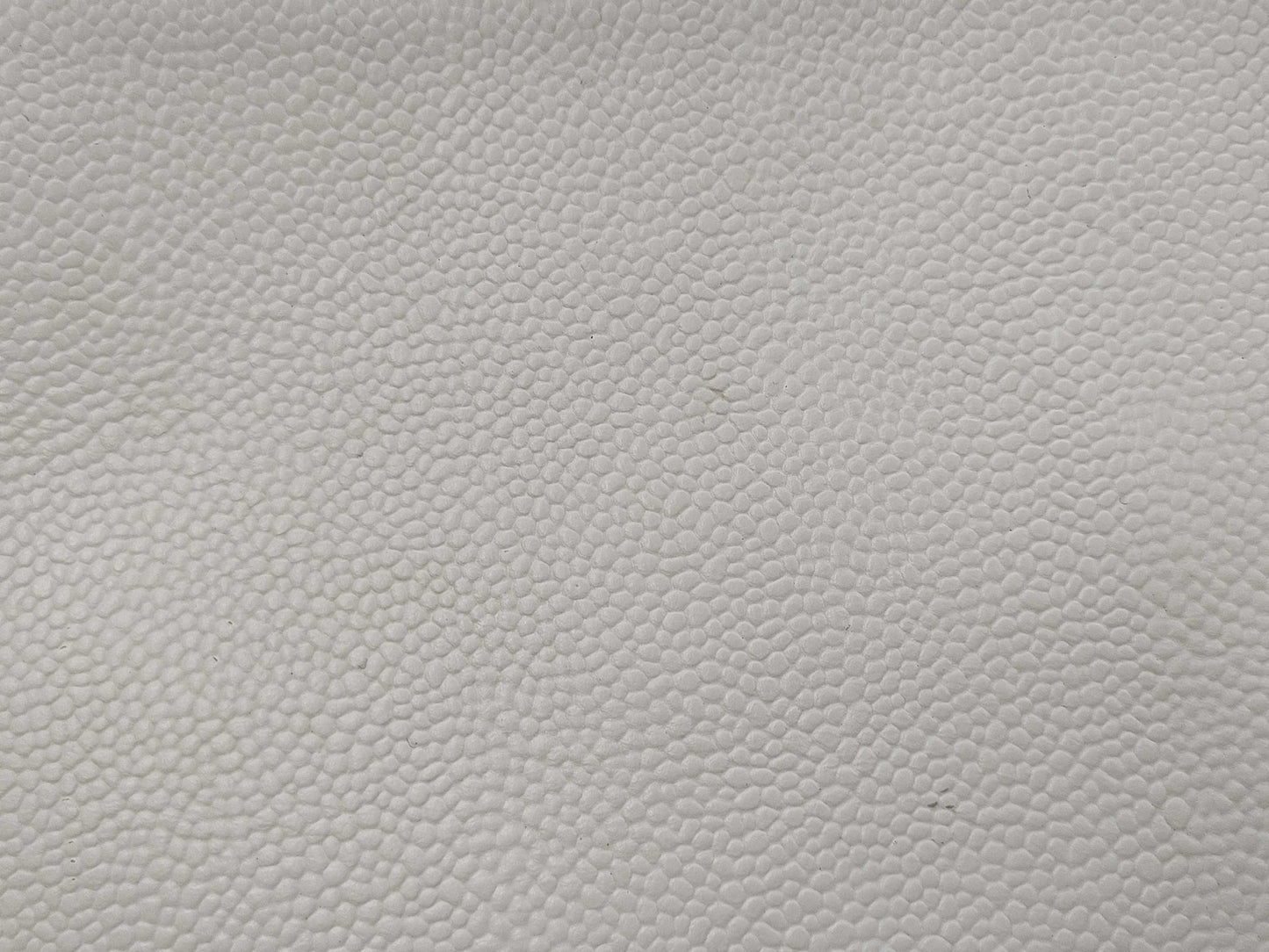 CHANEL Caviar Logo White Shoulder Bag