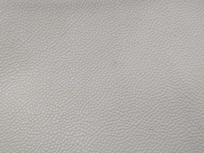 CHANEL Caviar Logo White Shoulder Bag
