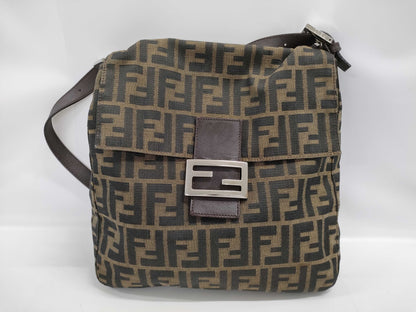 FENDI Mamma Bucket Zucca Shoulder Bag