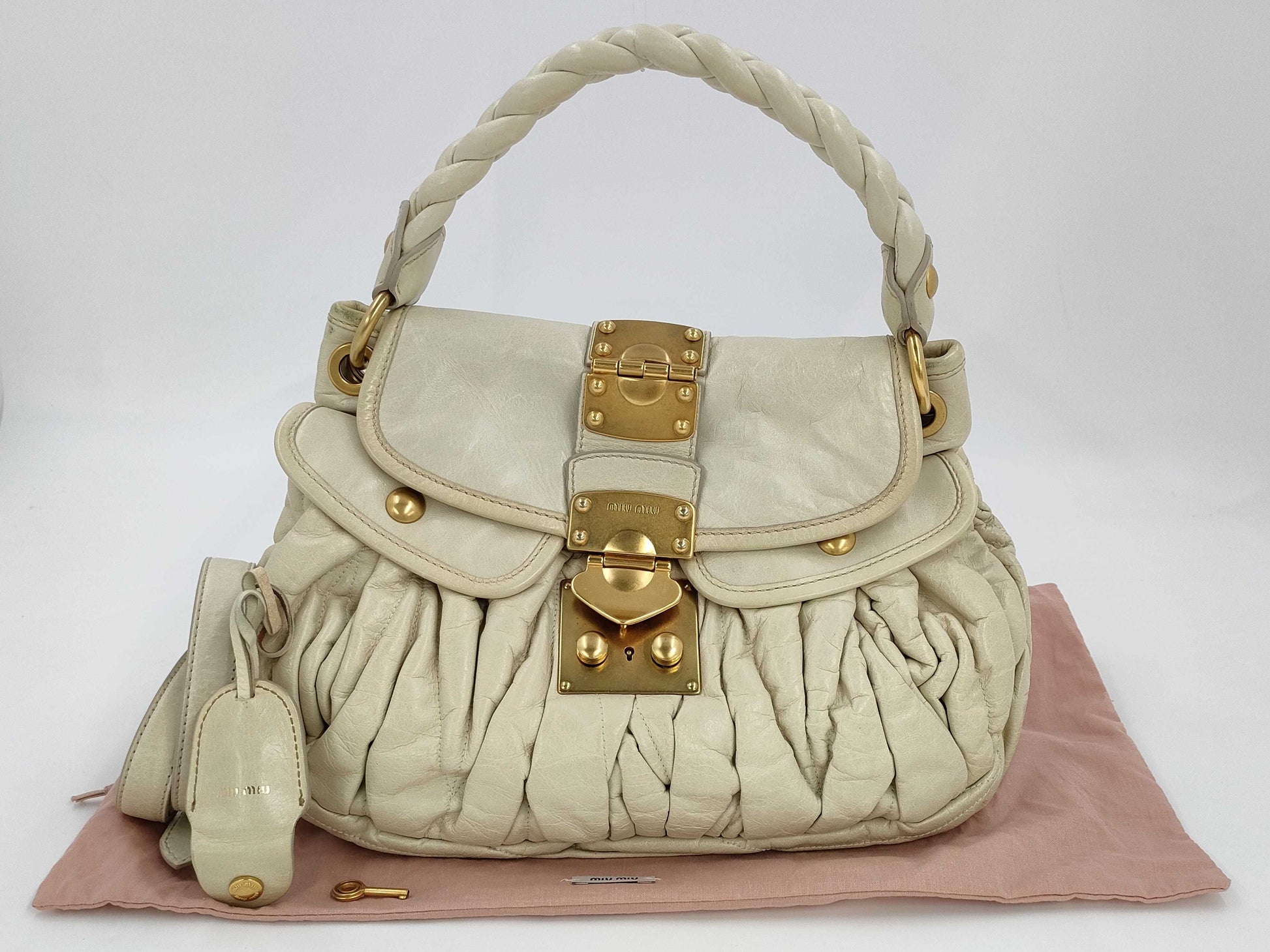 Miu Miu Miu Miu Matelasse 2-Way Shoulder Bag/Handbag