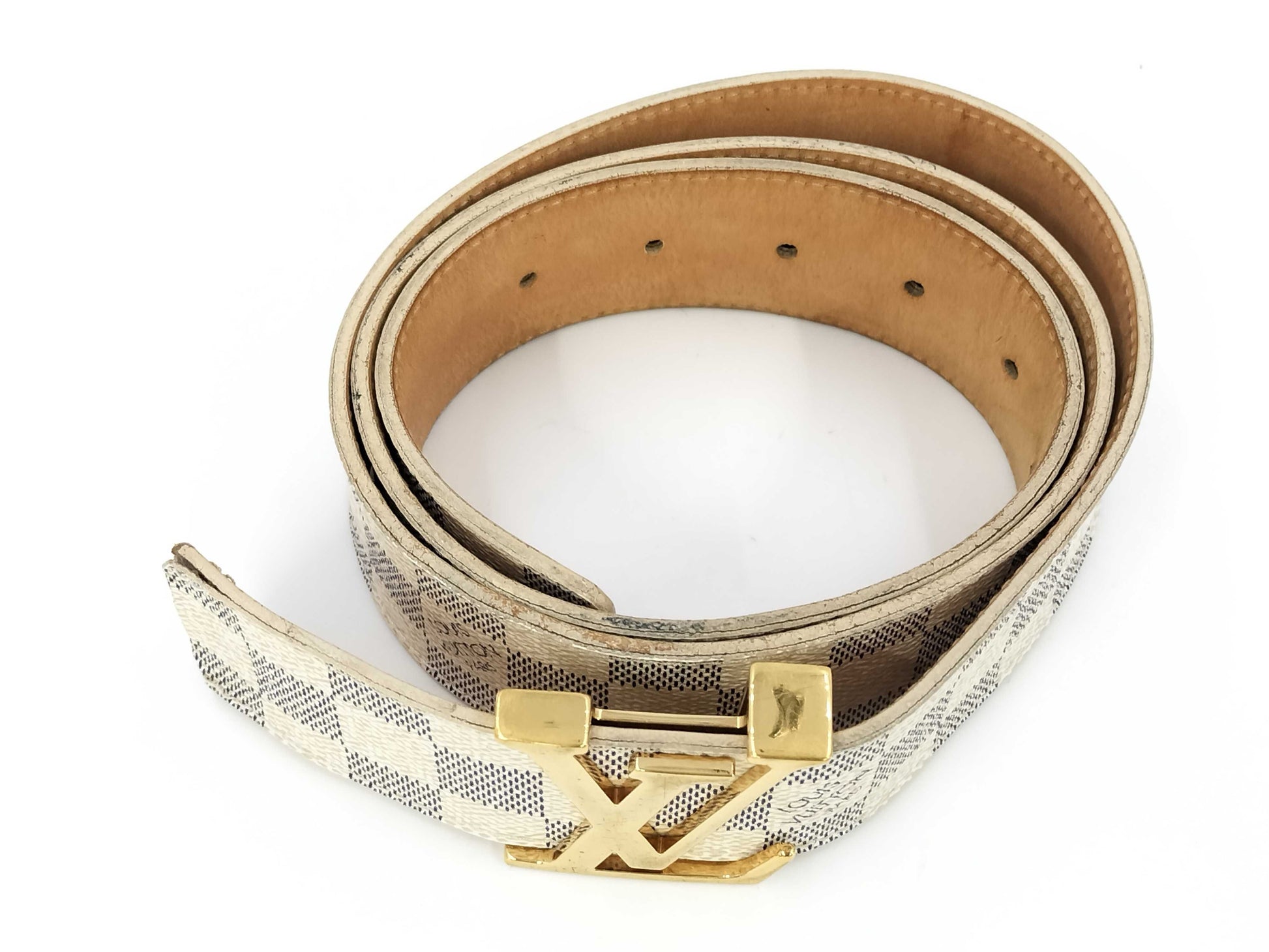 LOUIS VUITTON LOUIS VUITTON Monogram Ceinture Initial LV Belt
