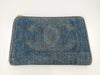 CHANEL CHANEL Coco Mark Denim Wallet