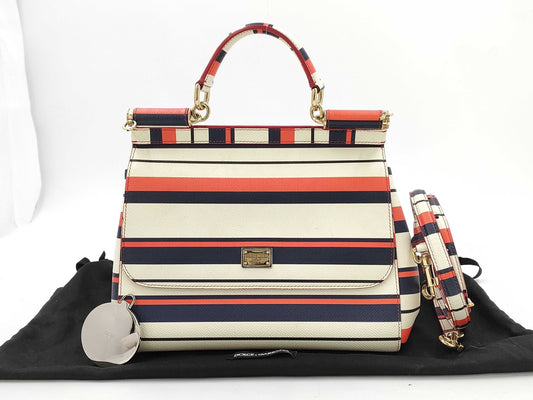 DOLCE&GABBANA DOLCE&GABBANA Sicily 2-Way Handbag