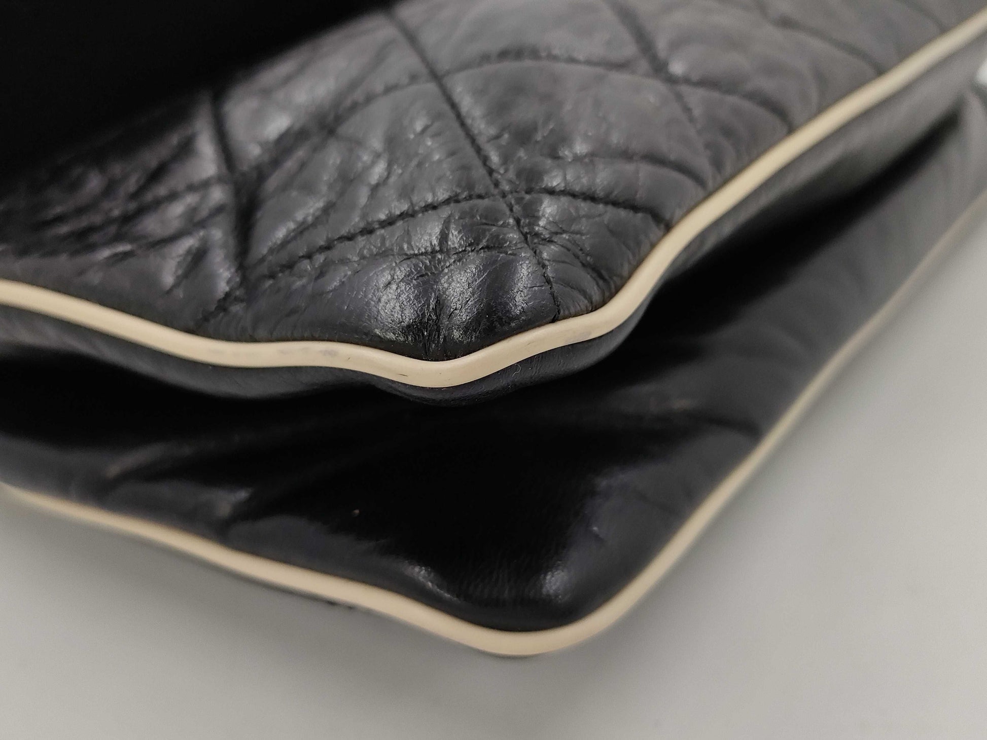 CHANEL CHANEL 2.55 Matelasse Bicolor Shoulder Bag