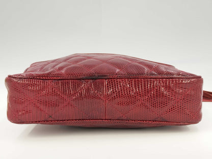 CHANEL CHANEL Lizard Matelasse Shoulder Bag