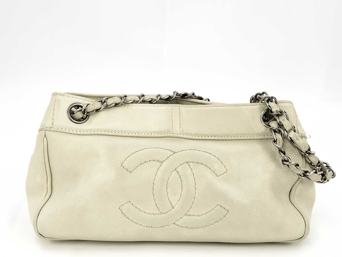 CHANEL CHANEL Caviar Skin Handbag Tote Bag