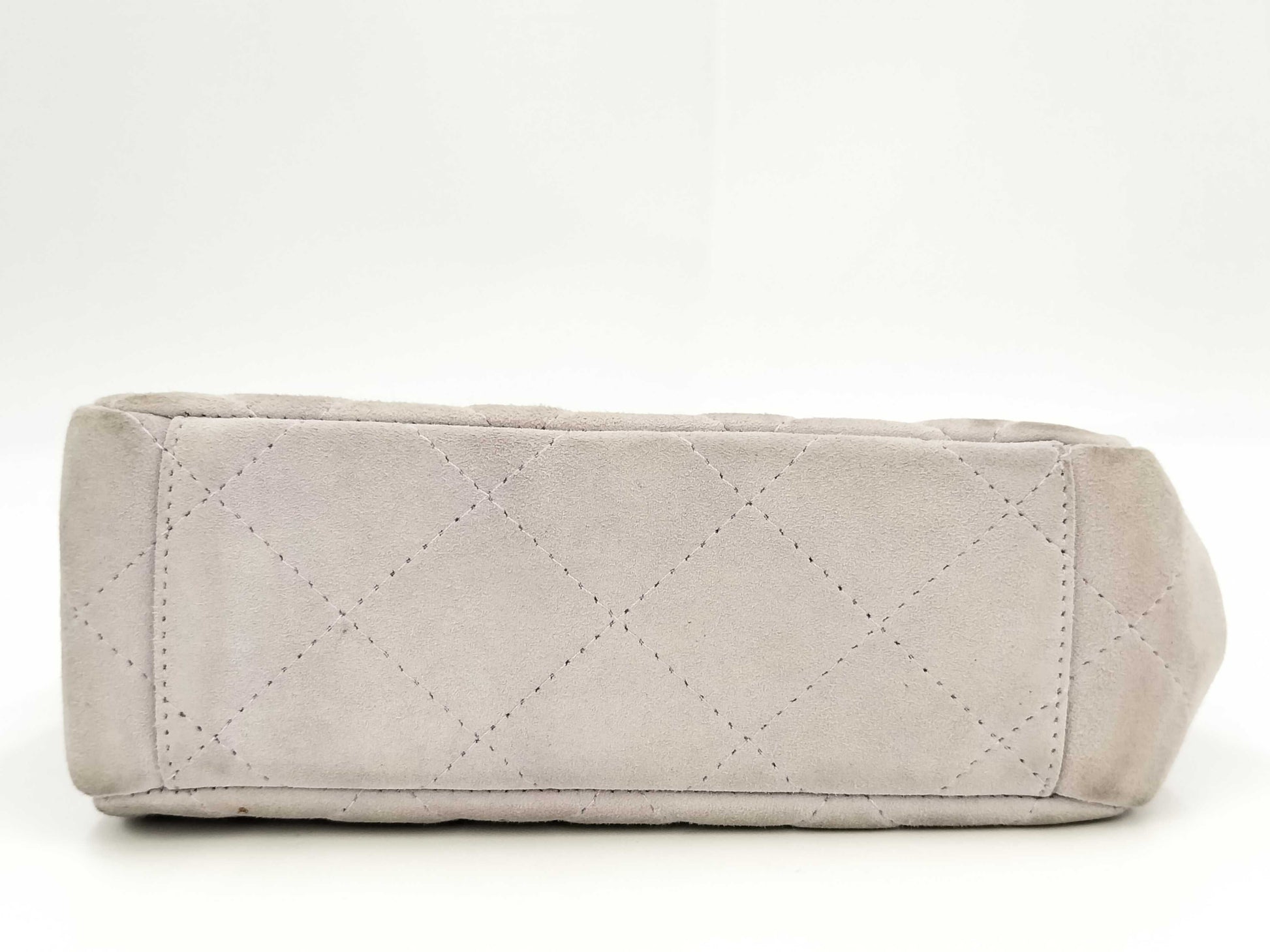 CHANEL CHANEL Suede Matelasse Handbag