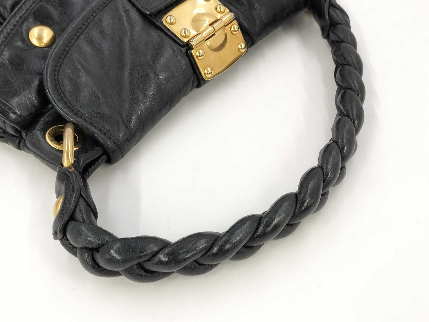 Miu Miu Miu Miu 2-Way Matelasse Shoulder Bag Handbag