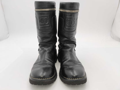 CHANEL Short Boots 37 Other Shoes