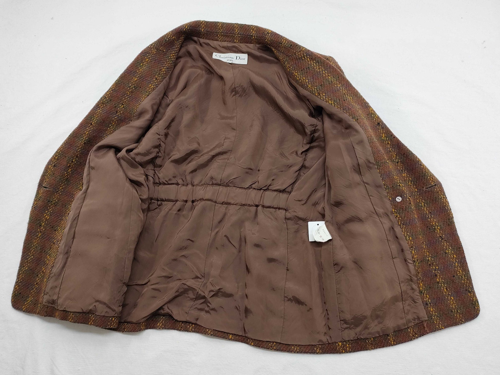 Dior Set Up Tweed Jacket Size L/Skirt Size M Jacket
